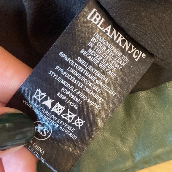 BlankNYC Green Pleather Moto Jacket - Picture 14 of 16